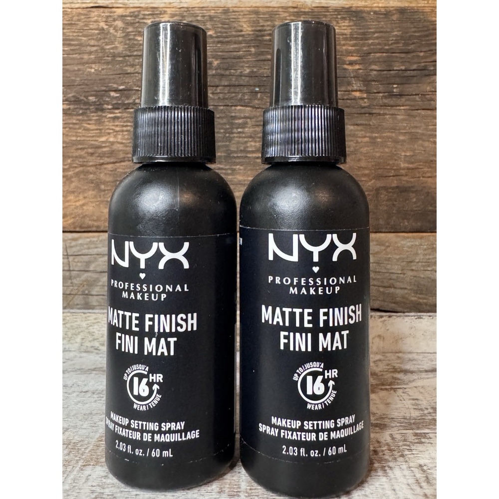 NYX Finish Long Lasting Makeup Setting Spray – 2.03 fl oz (Set‎ of 2)